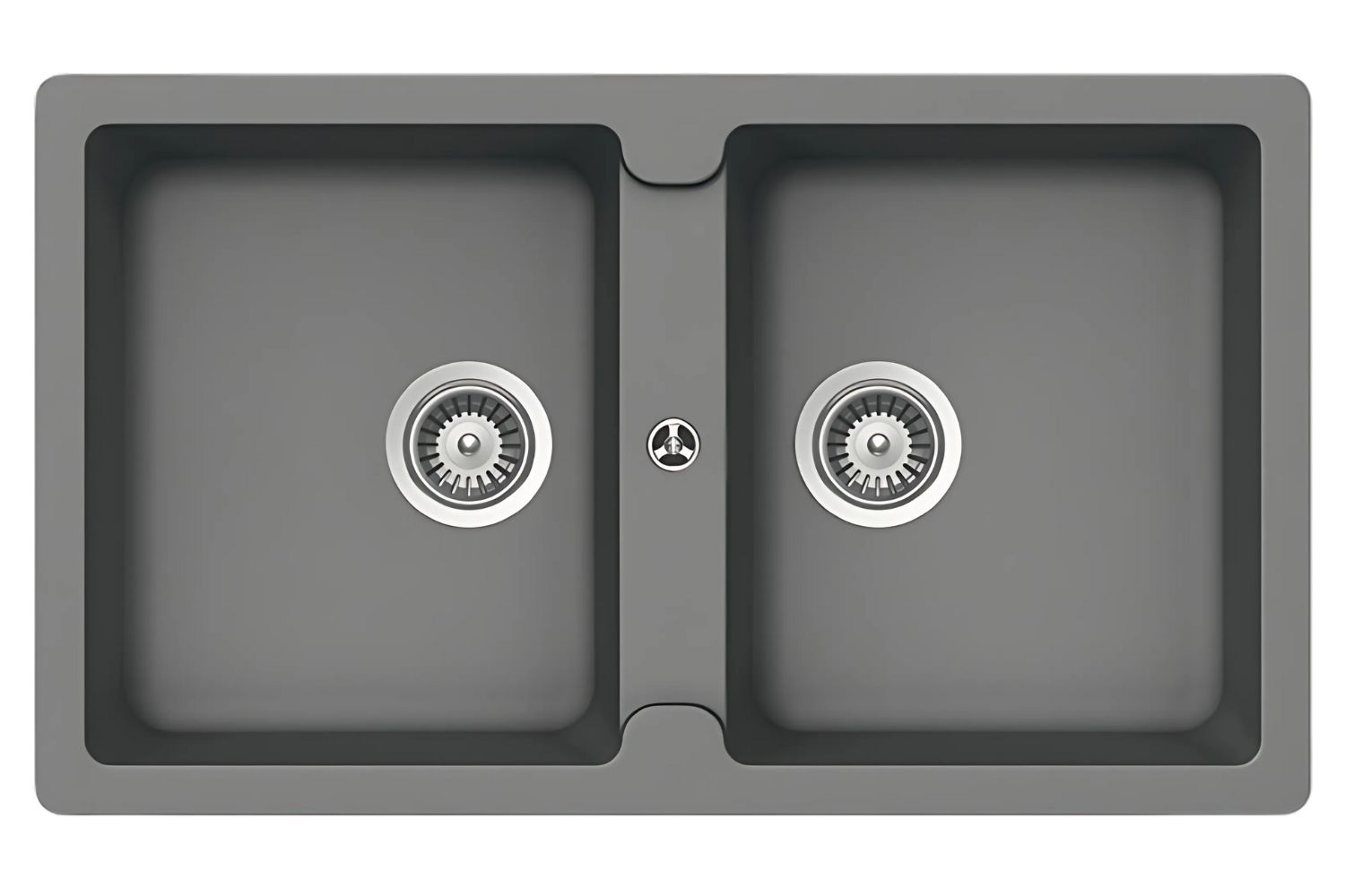 Chậu Rửa Bát 2 Hố Bằng Đá Granstone Hafele HS19-GEN2S90 (570.36.500) | Màu Xám