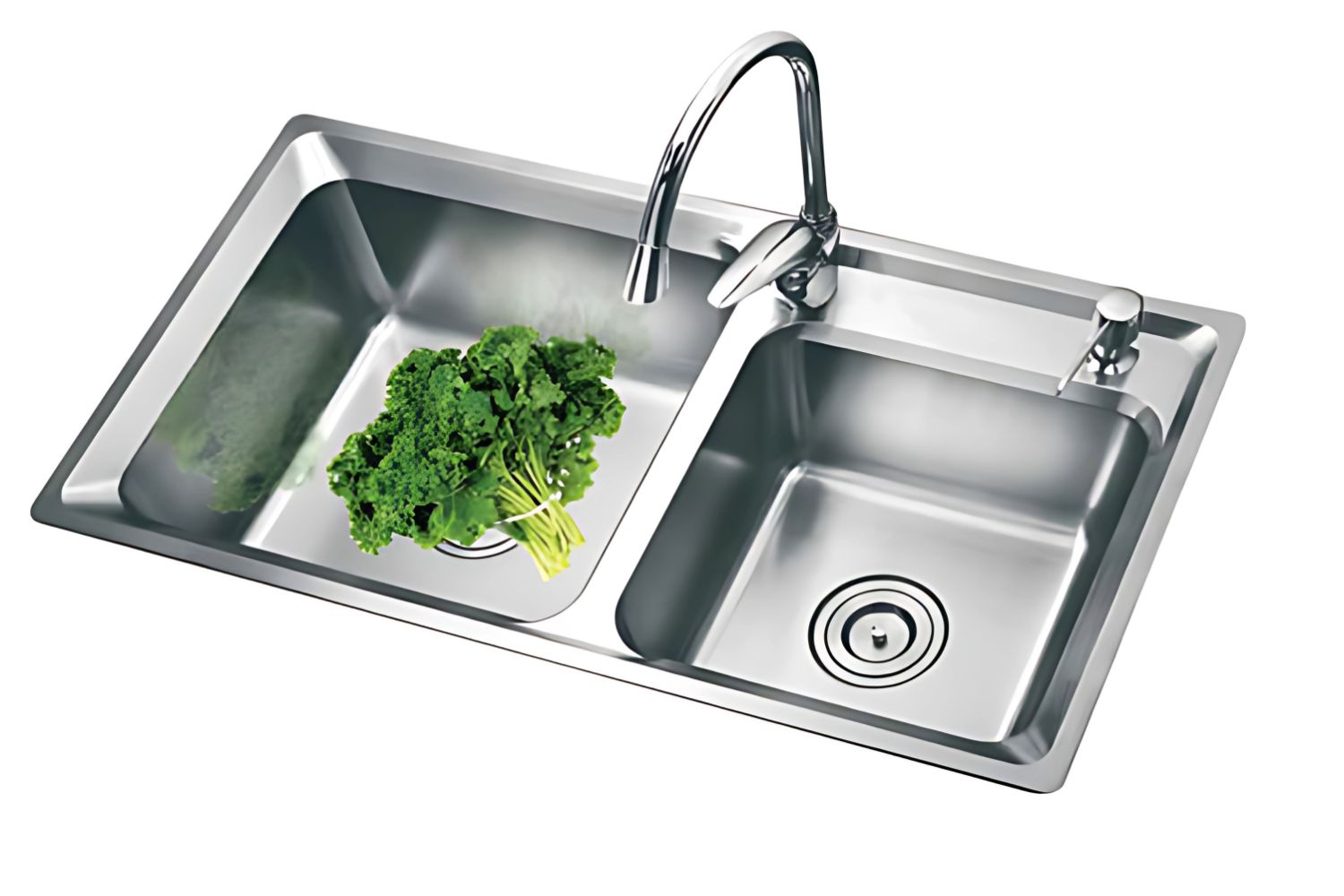 Chậu Rửa Bát 2 Hố Bằng Inox 304 Eurosun SKYLAND EU-8245S