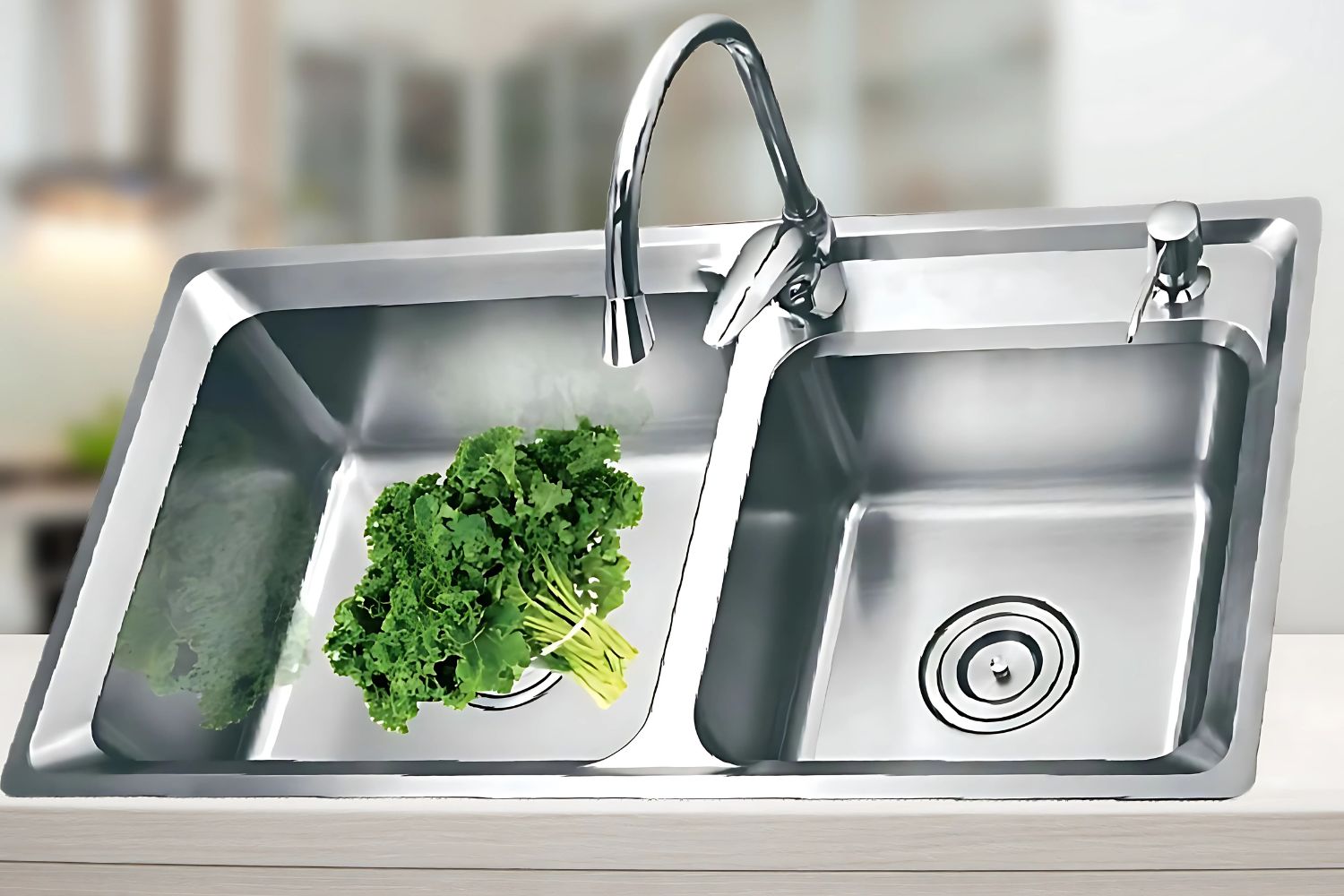 Chậu Rửa Bát 2 Hố Bằng Inox 304 Eurosun SKYLAND EU-8245S