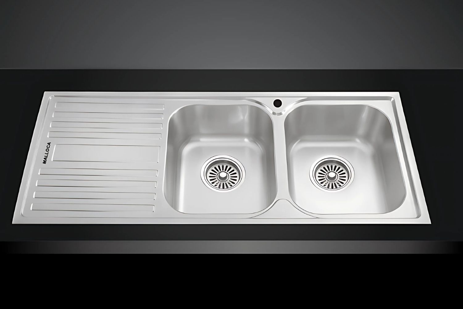 Chậu Rửa Bát 2 Hố Inox 304 Malloca MS 1025L NEW