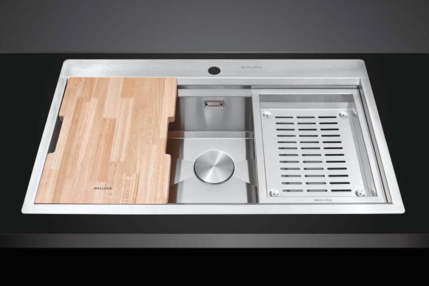 Chậu Rửa Bát 1 Hố Inox 304 Malloca Slide MS 861