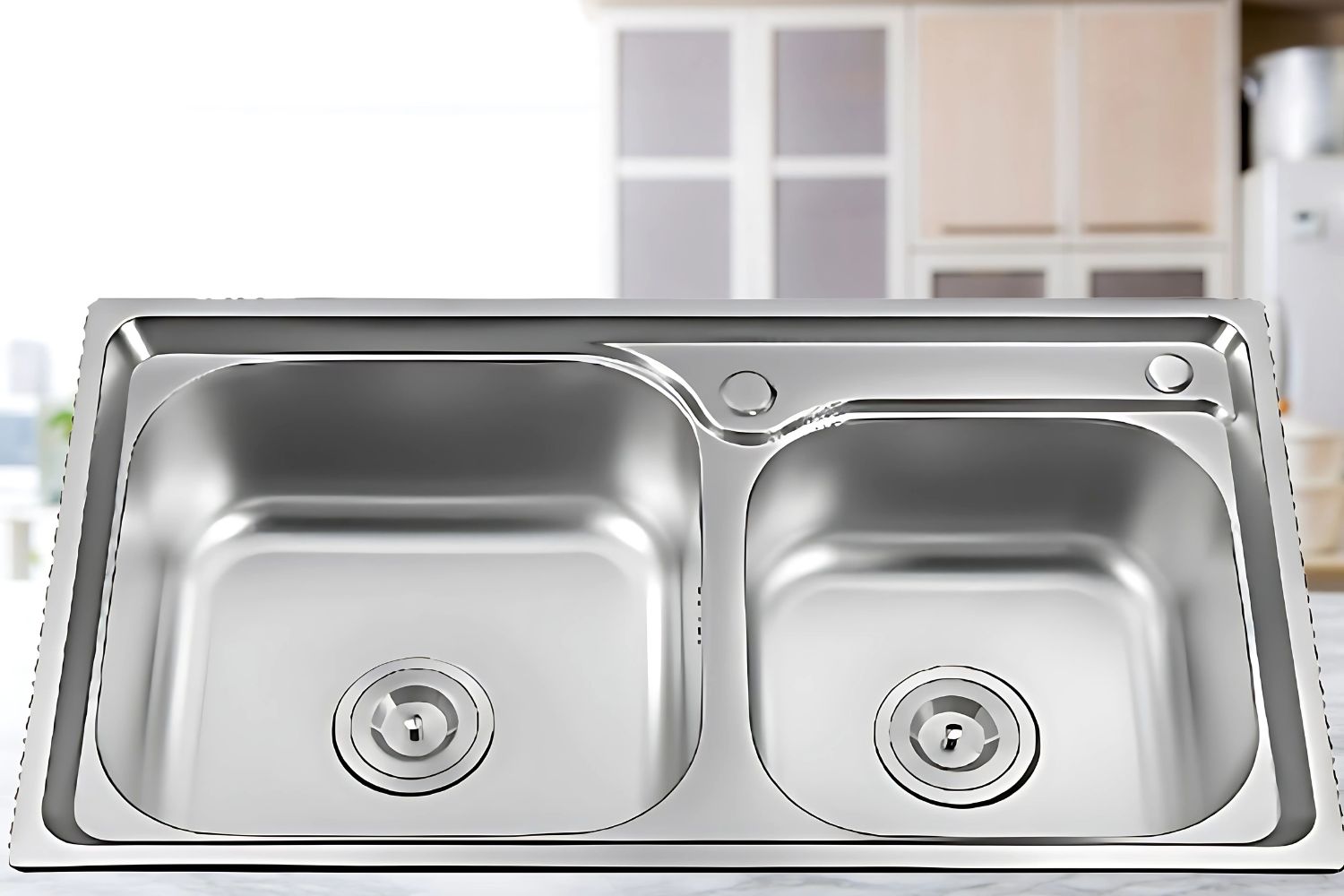 Chậu Rửa Bát 2 Hố Inox 304 Eurosun SKYLAND EU-8143E6