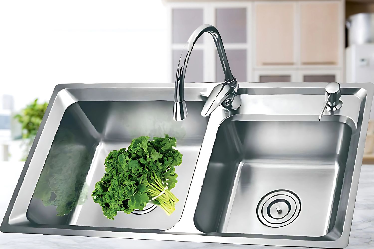 Chậu Rửa Bát 2 Hố Inox 304 Eurosun SKYLAND EU-8143E6