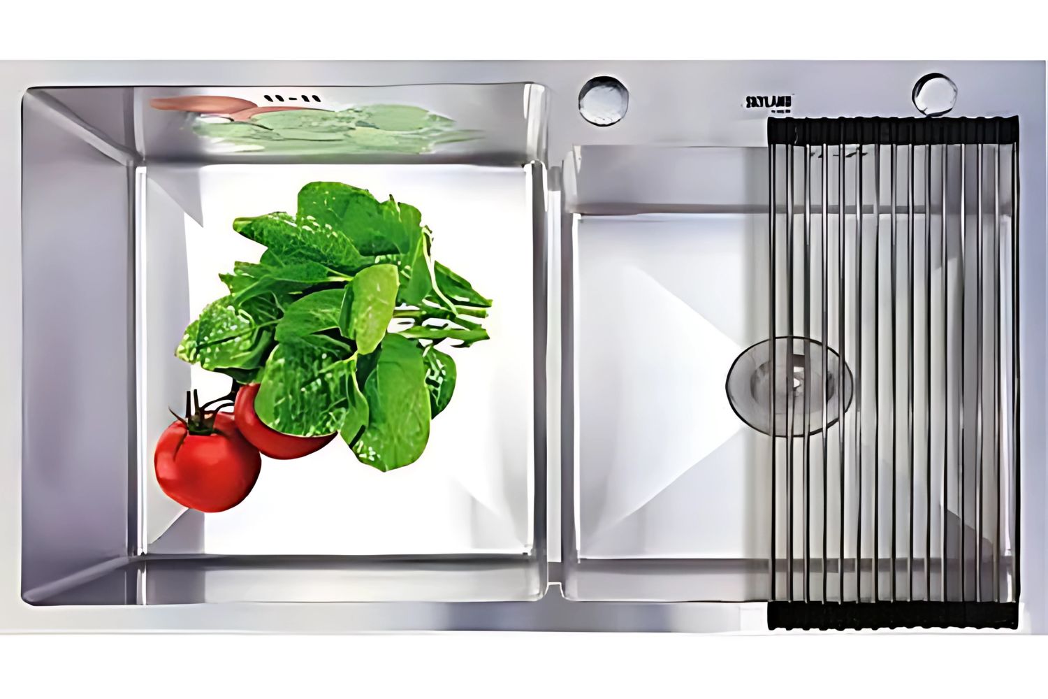 Chậu Rửa Bát 2 Hố Inox 304 Eurosun SKYLAND HANDMADE EU-8045HS9