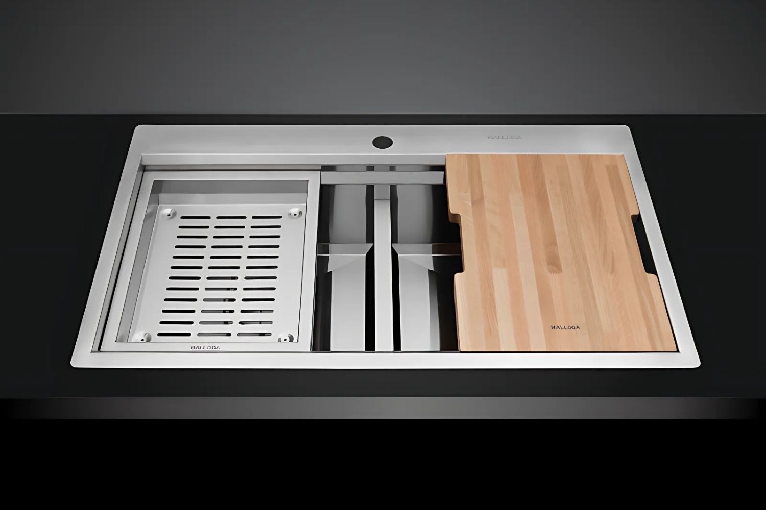 Chậu Rửa Bát 2 Hố Inox 304 Malloca Slide MS 862