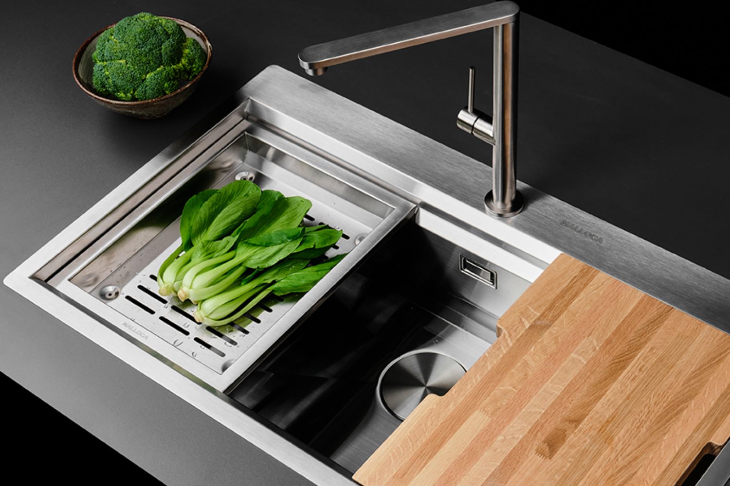 Chậu Rửa Bát 1 Hố Inox 304 Malloca Slide MS 861