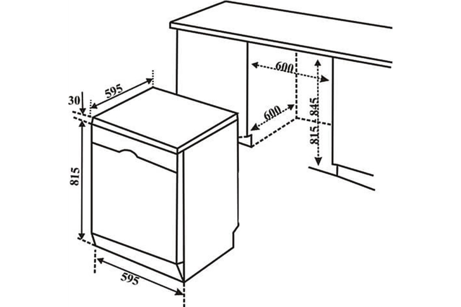 Máy Rửa Bát Độc Lập Bosch SMS4ECI14E Series 4