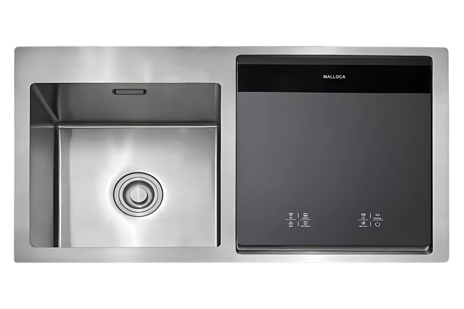 Hình Đại Diện Máy Rửa Chén Tích Hợp Chậu Rửa Malloca WQP6-890F4