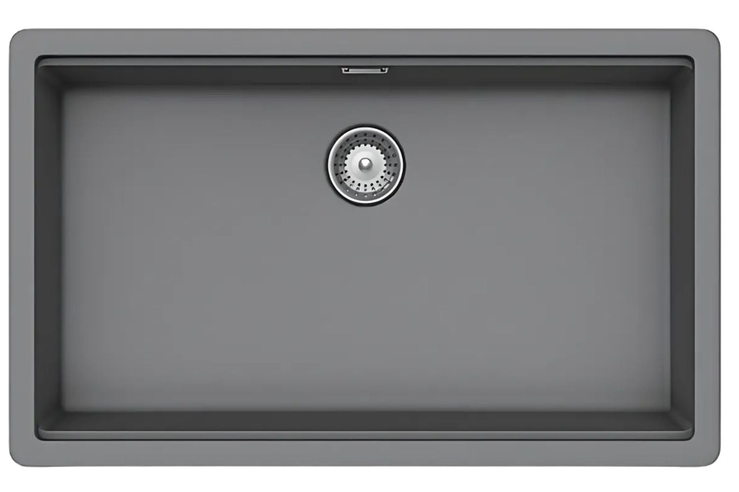 Chậu Rửa Bát 1 Hố Bằng Đá Granstone Hafele HS20-GEN1S80 (570.30.500) | Màu Xám