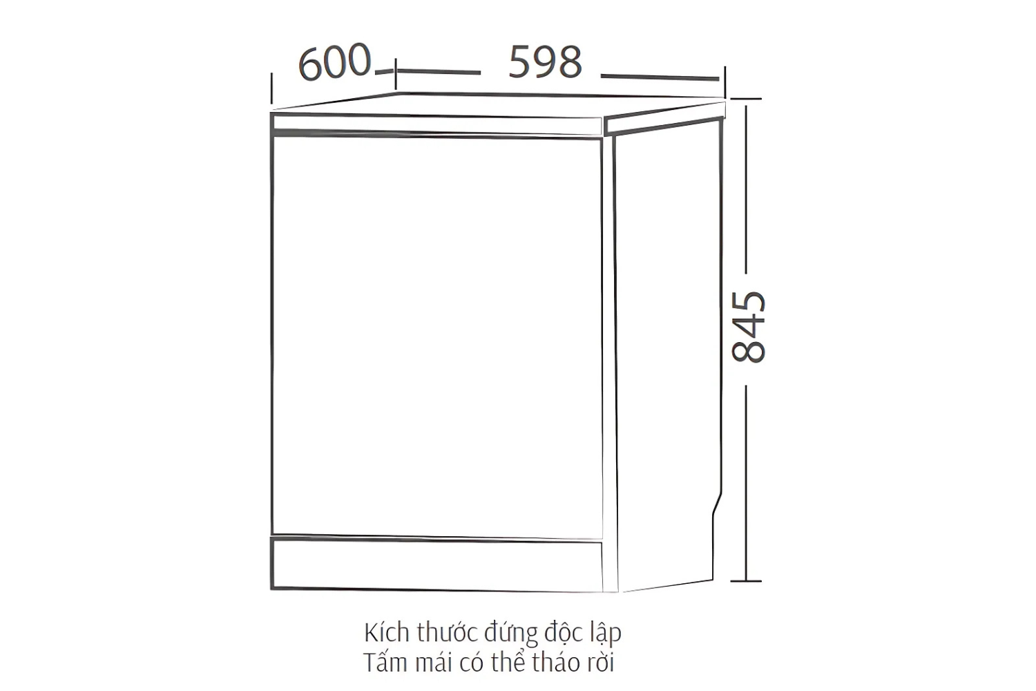 Máy Rửa Bát Độc Lập/Lắp Âm Canzy CZ WDC0315B SMART