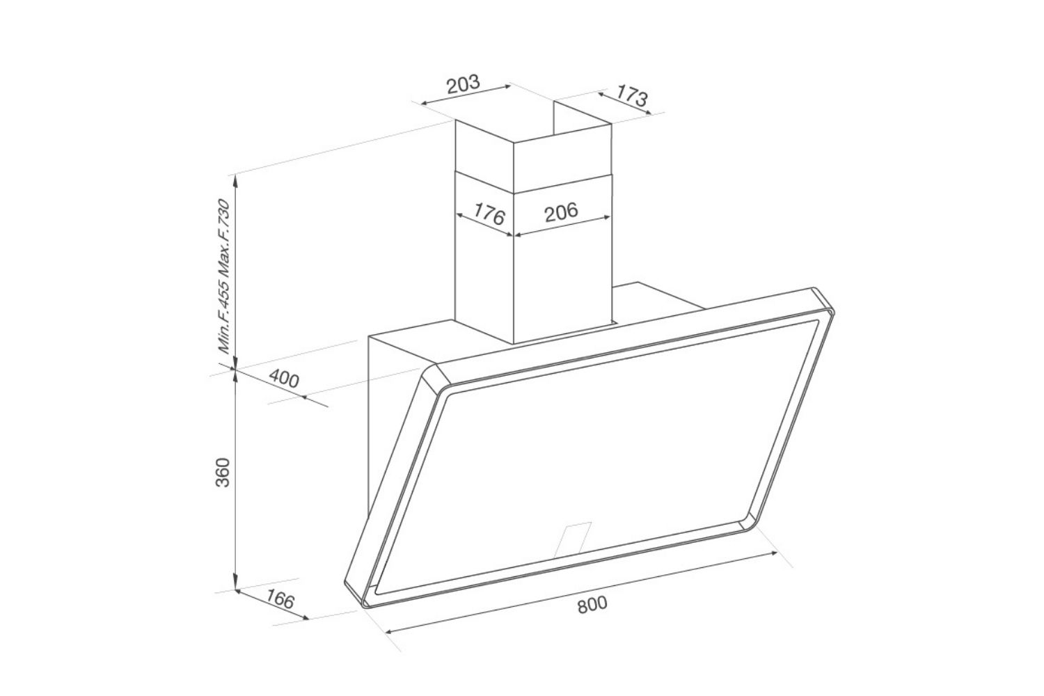 Máy Hút Mùi Áp Tường Malloca TIME K-153MB