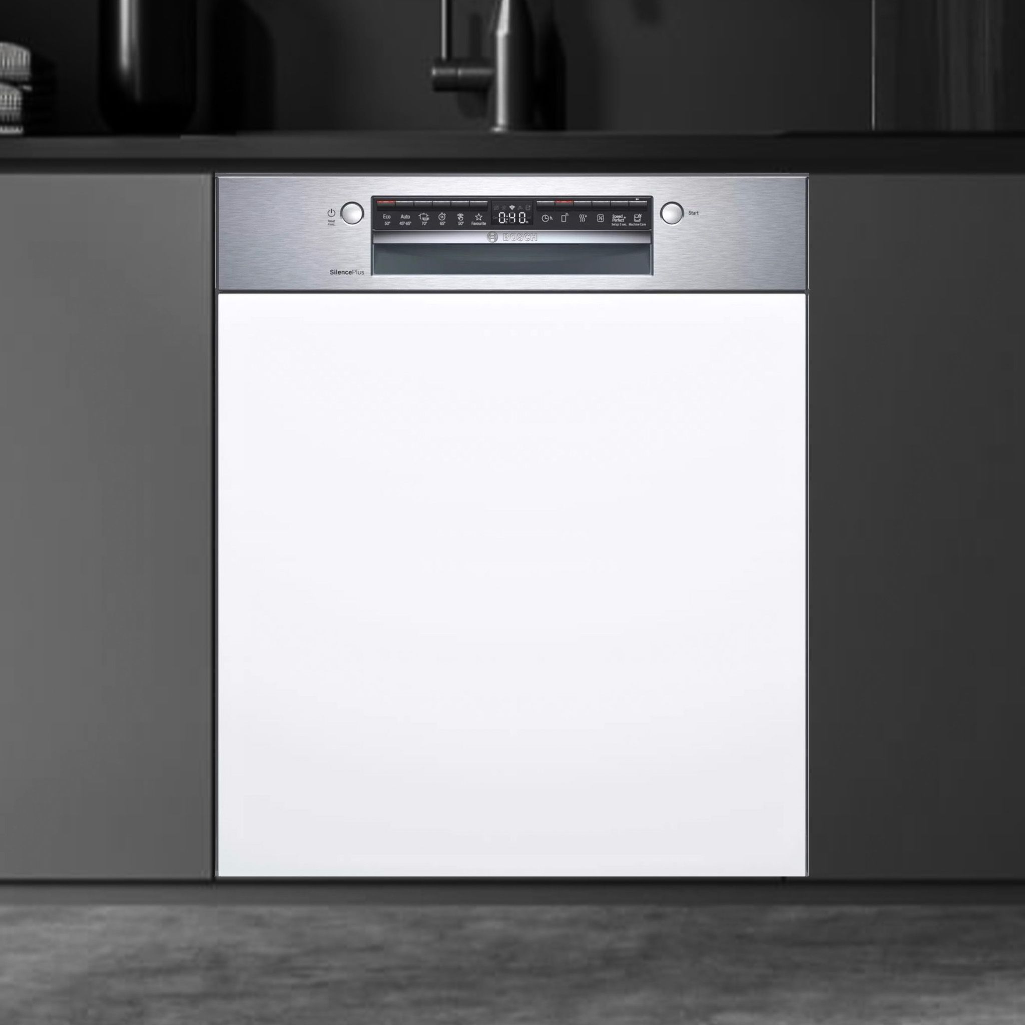 Máy Rửa Bát Âm Bán Phần Bosch SMI4HCS48E Series 4