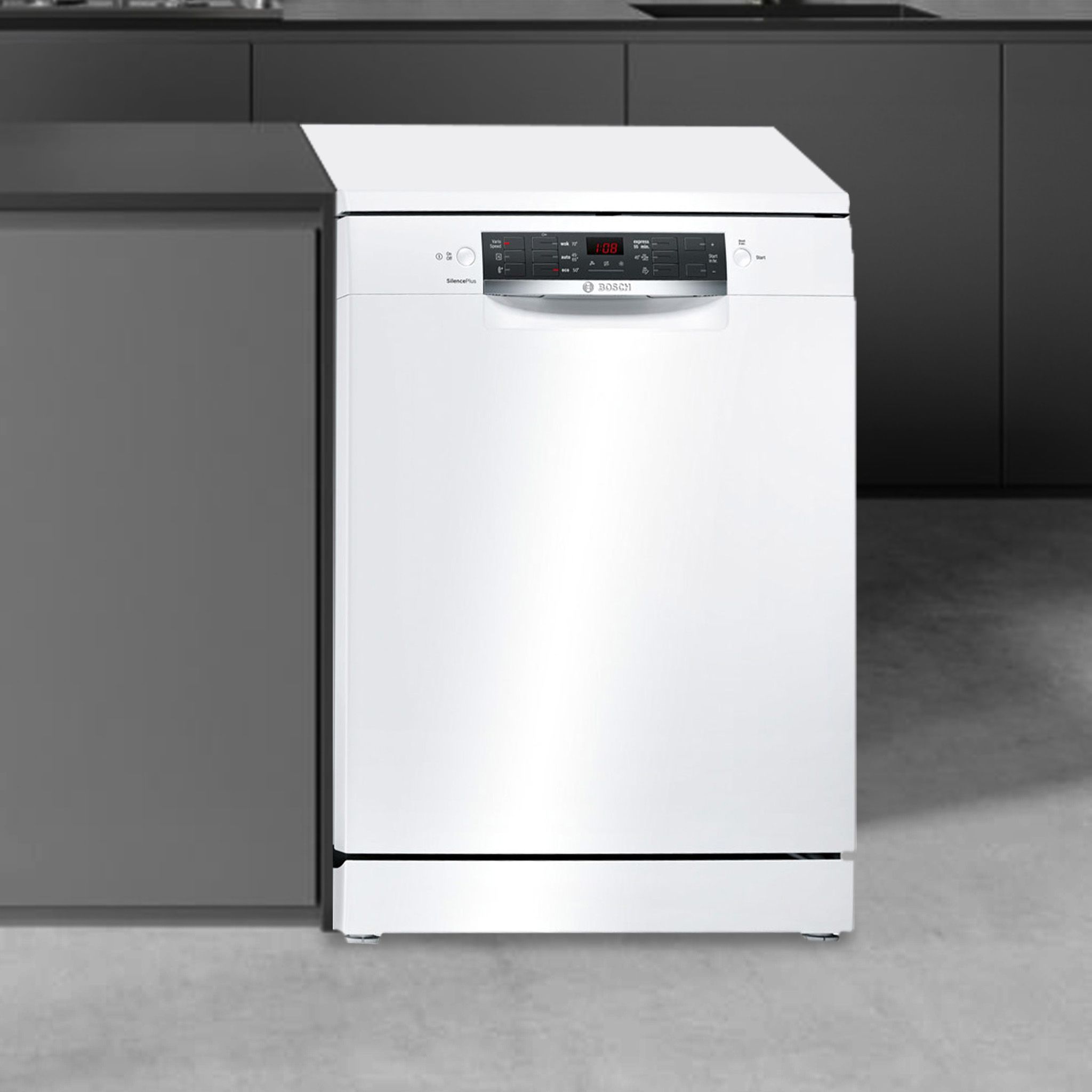 Máy Rửa Bát Độc Lập Bosch SMS46GW01P Series 4