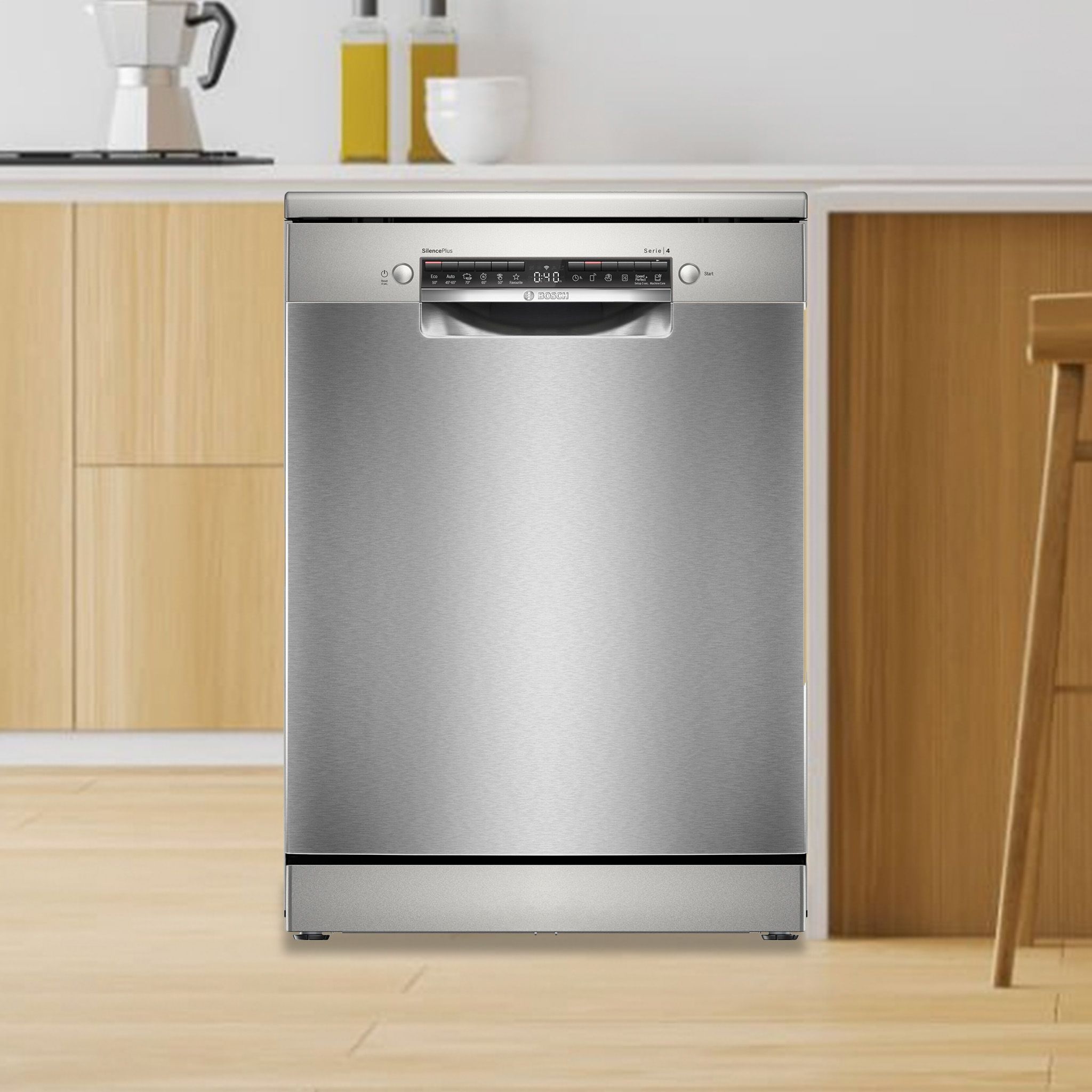 Máy Rửa Bát Độc Lập Bosch SMS4EMI06E Series 4