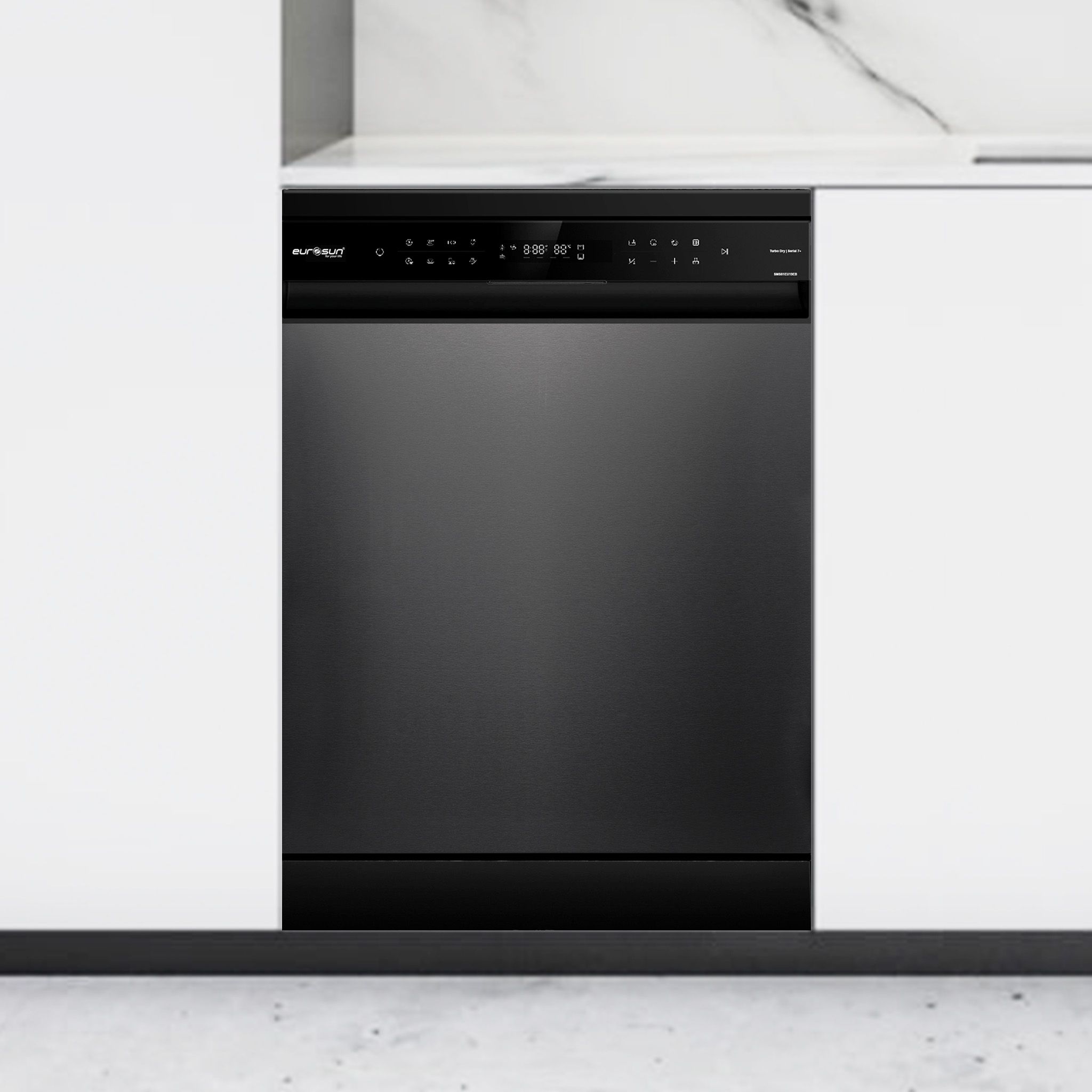Máy Rửa Bát Độc Lập/Lắp Âm Eurosun SMS81EU19EB (Black Serial 7+)