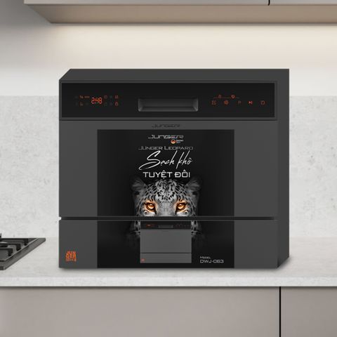 Máy Rửa Bát Mini Để Bàn Junger Leopard DWJ-063 | Màu Đen