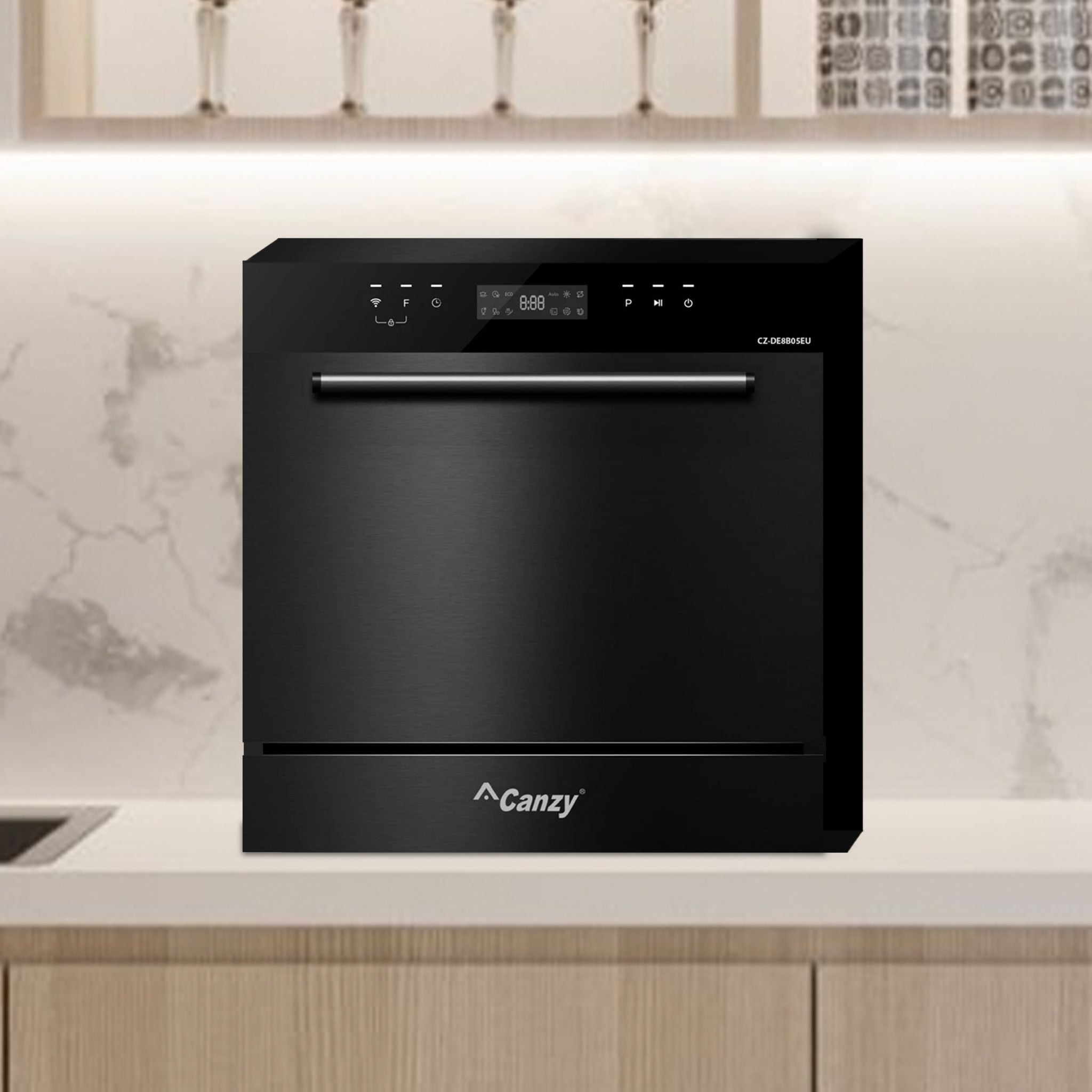 Máy Rửa Bát Mini Để Bàn Canzy CZ DE8B05EU