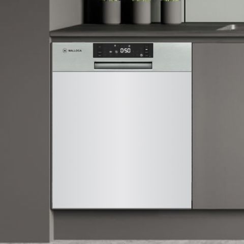 Máy Rửa Chén Âm Bán Phần Malloca MDW14-S08SI