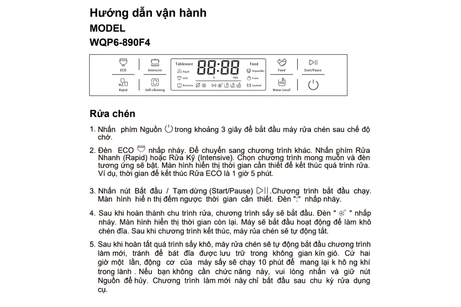 Máy Rửa Chén Kết Hợp Chậu Rửa Malloca WQP6-890F4