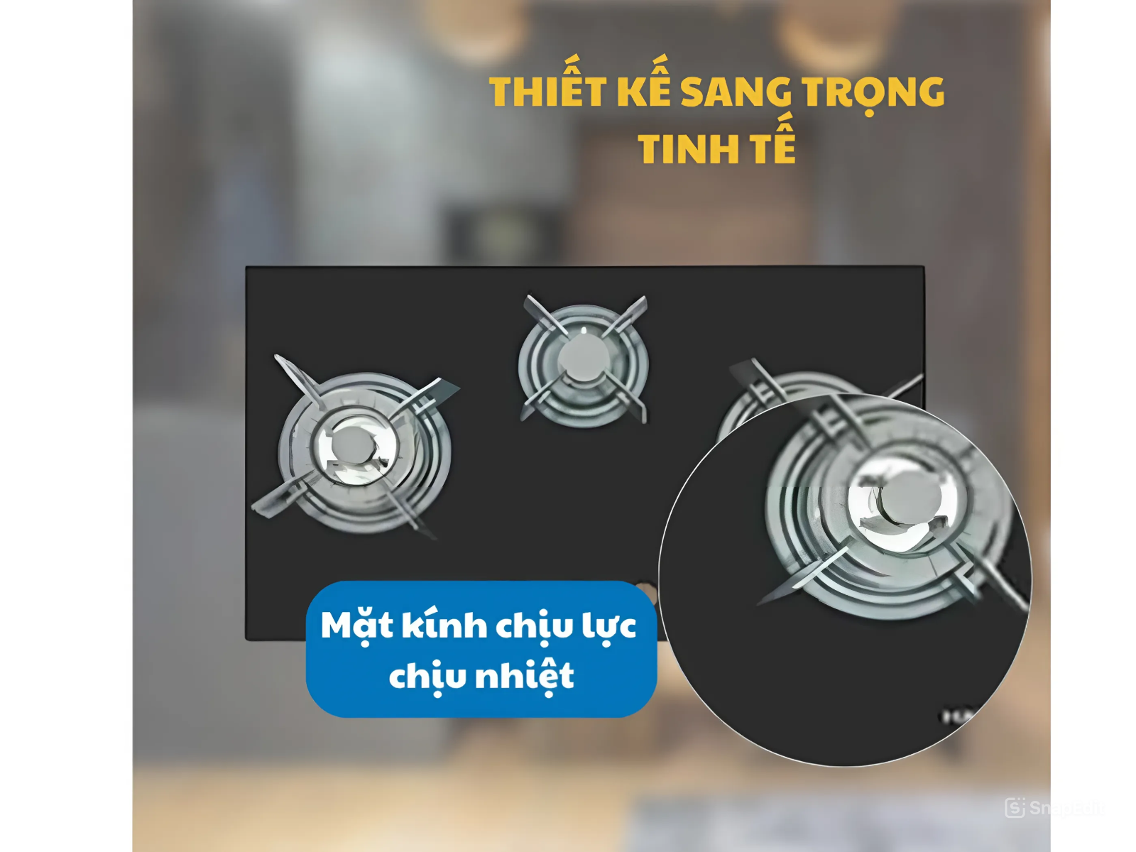 Bếp Gas Hafele HC-G803A - Bếp Lắp Âm 03 Vùng Nấu