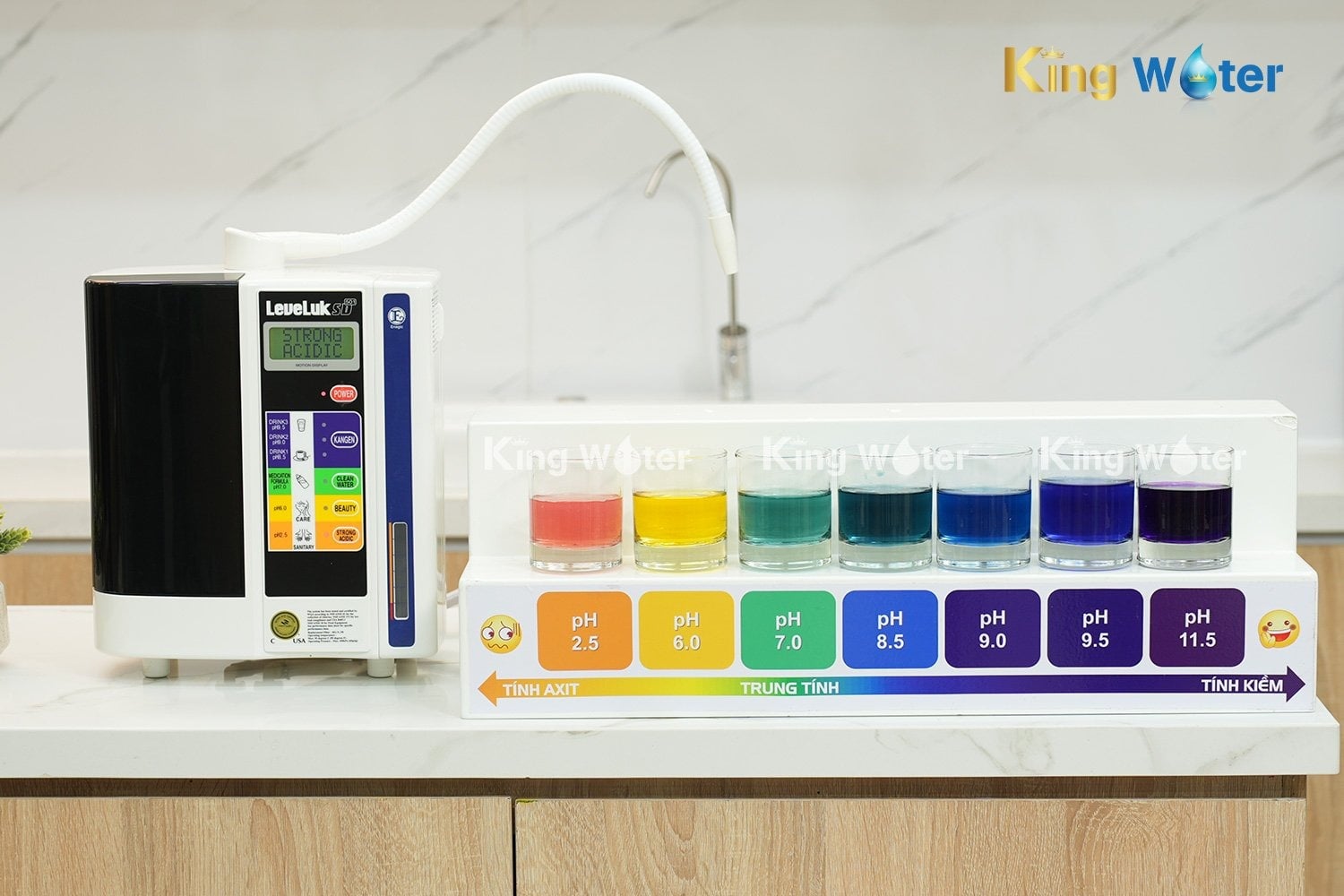 Máy Lọc Nước Ion Kiềm Hydrogen Nóng Lạnh Nguội 10 Lõi Mutosi MP-S1021H (demo giao diện)
