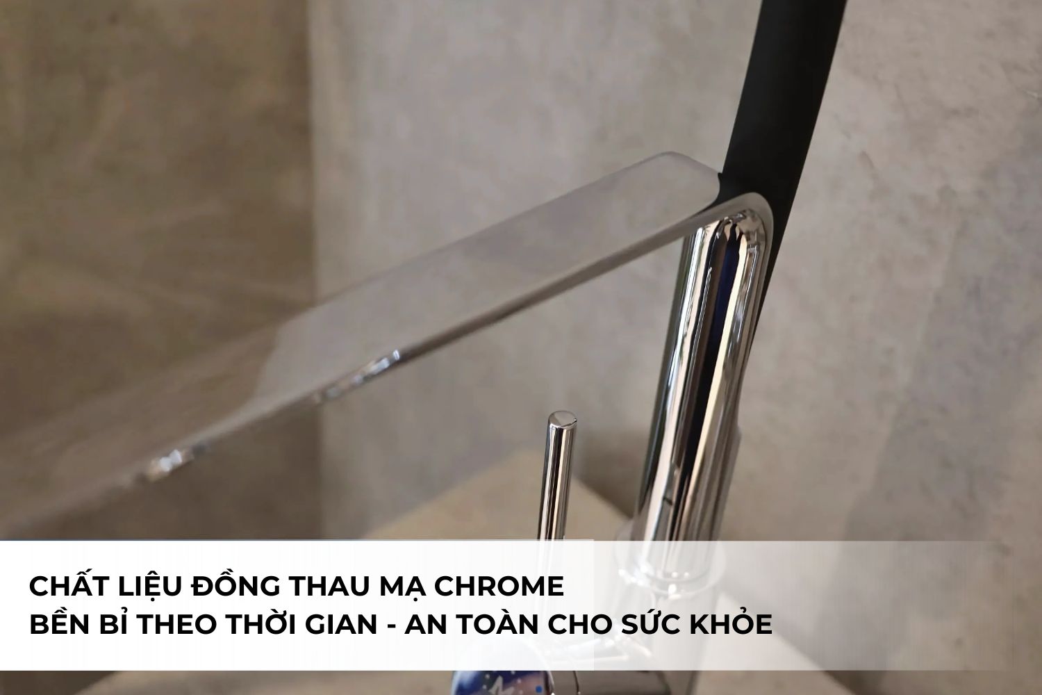 Vòi Rửa Bát Nóng Lạnh Malloca K081C | Đồng Thau Mạ Chrome, Dây Silicone