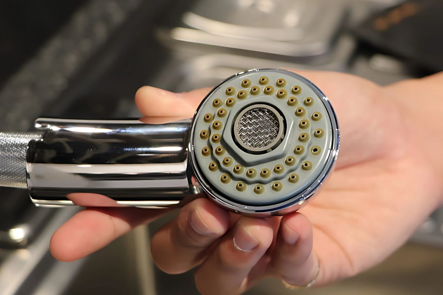 Vòi Rửa Bát Nóng Lạnh Dây Rút Malloca K140 | Đồng Thau Mạ Chrome