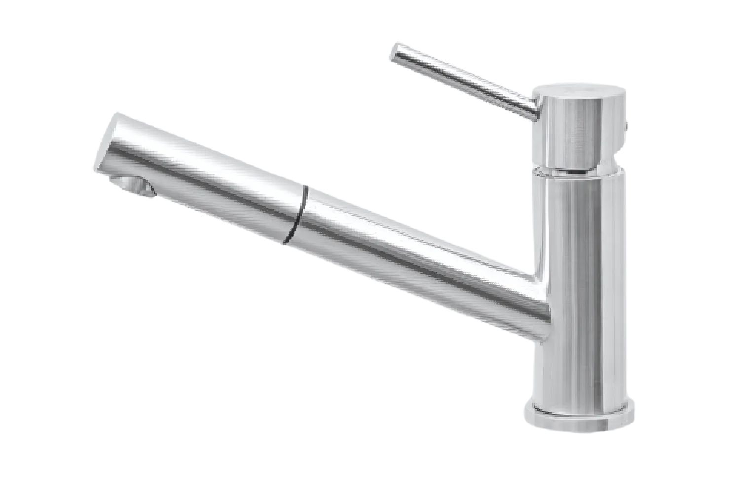 Vòi Rửa Bát Nóng Lạnh Dây Rút Malloca K110-SS | Inox 304