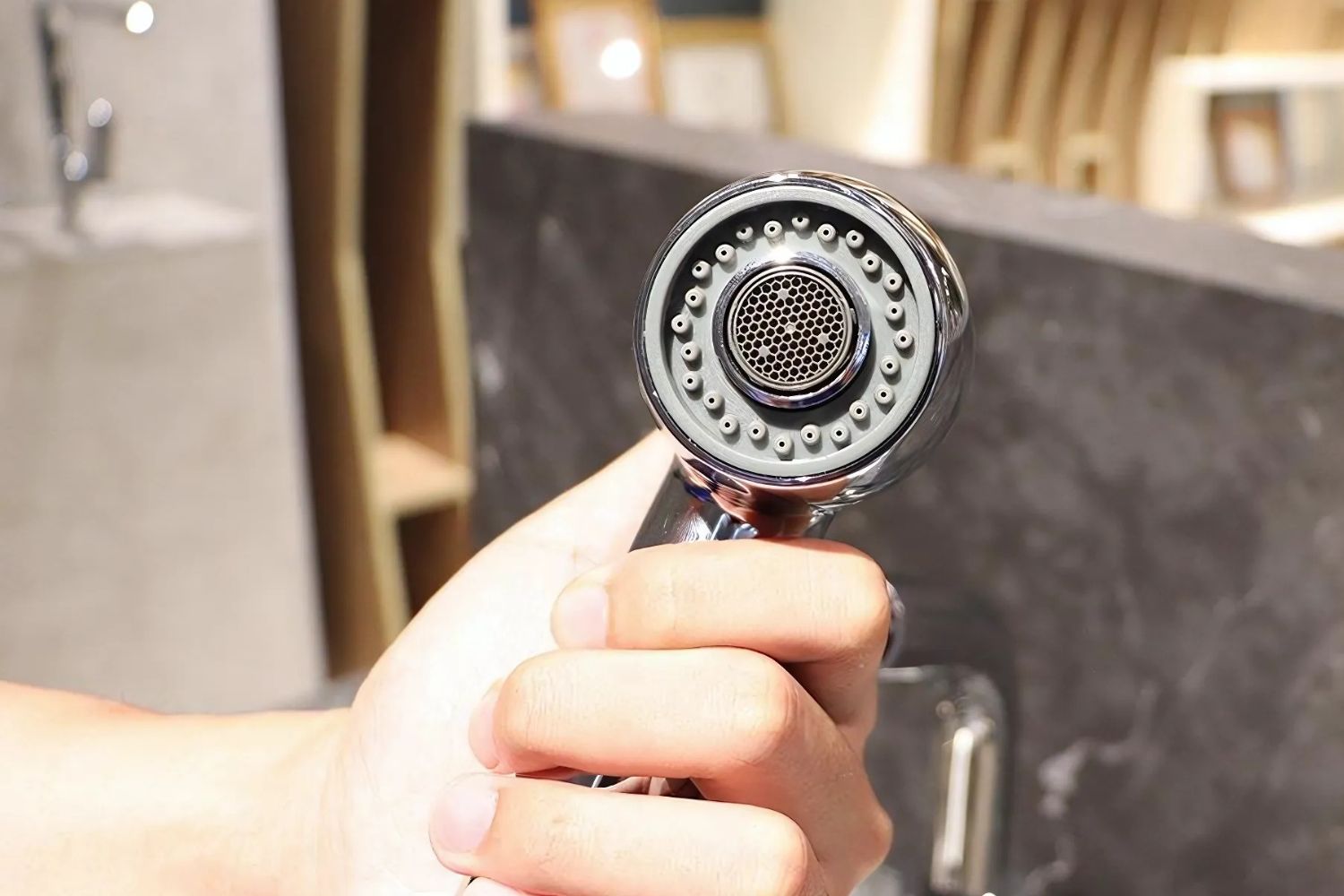 Vòi Rửa Bát Nóng Lạnh Dây Rút Malloca K119N9 | Đồng Thau Mạ Chrome