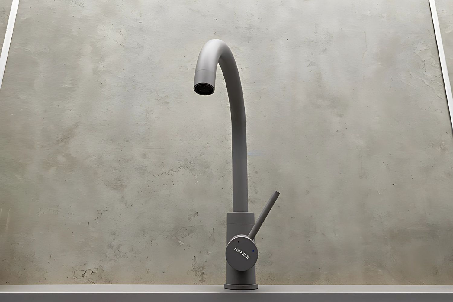 Vòi Rửa Bát Nóng Lạnh Hafele HT21-CH1F220C (577.56.500) | Đồng sơn giả đá, Màu xám