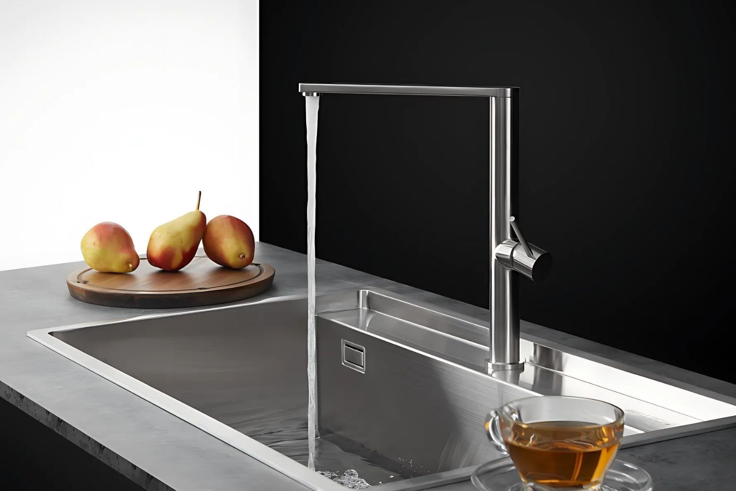 Vòi Rửa Bát Nóng Lạnh Malloca K061-SS | Inox 304