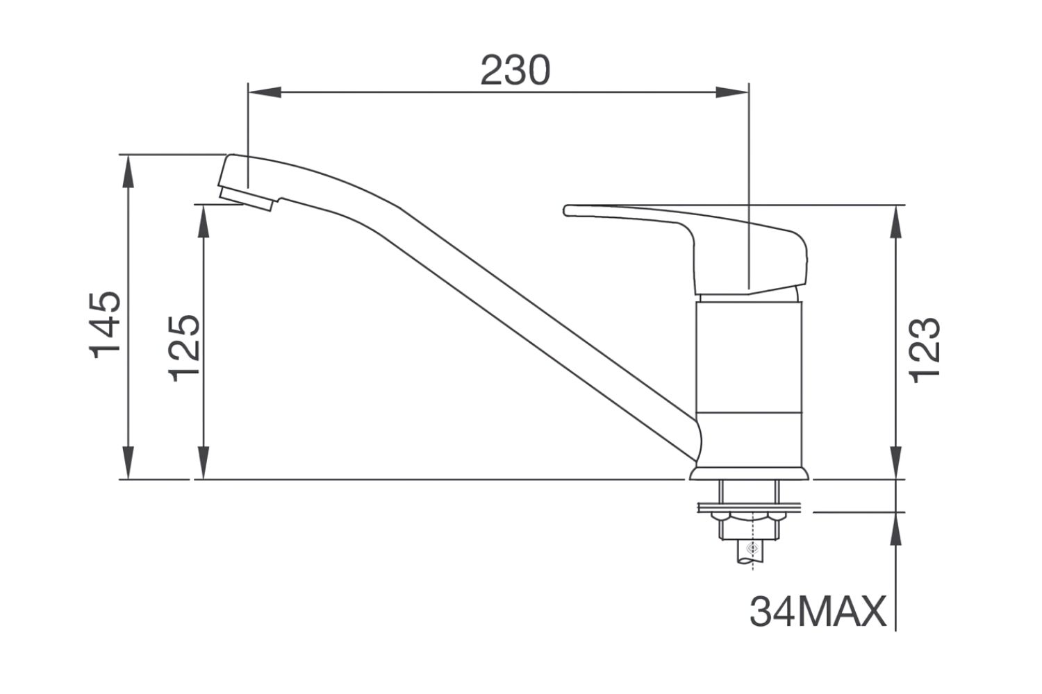 Vòi Rửa Bát Nóng Lạnh Malloca K120N | Đồng Thau Mạ Chrome