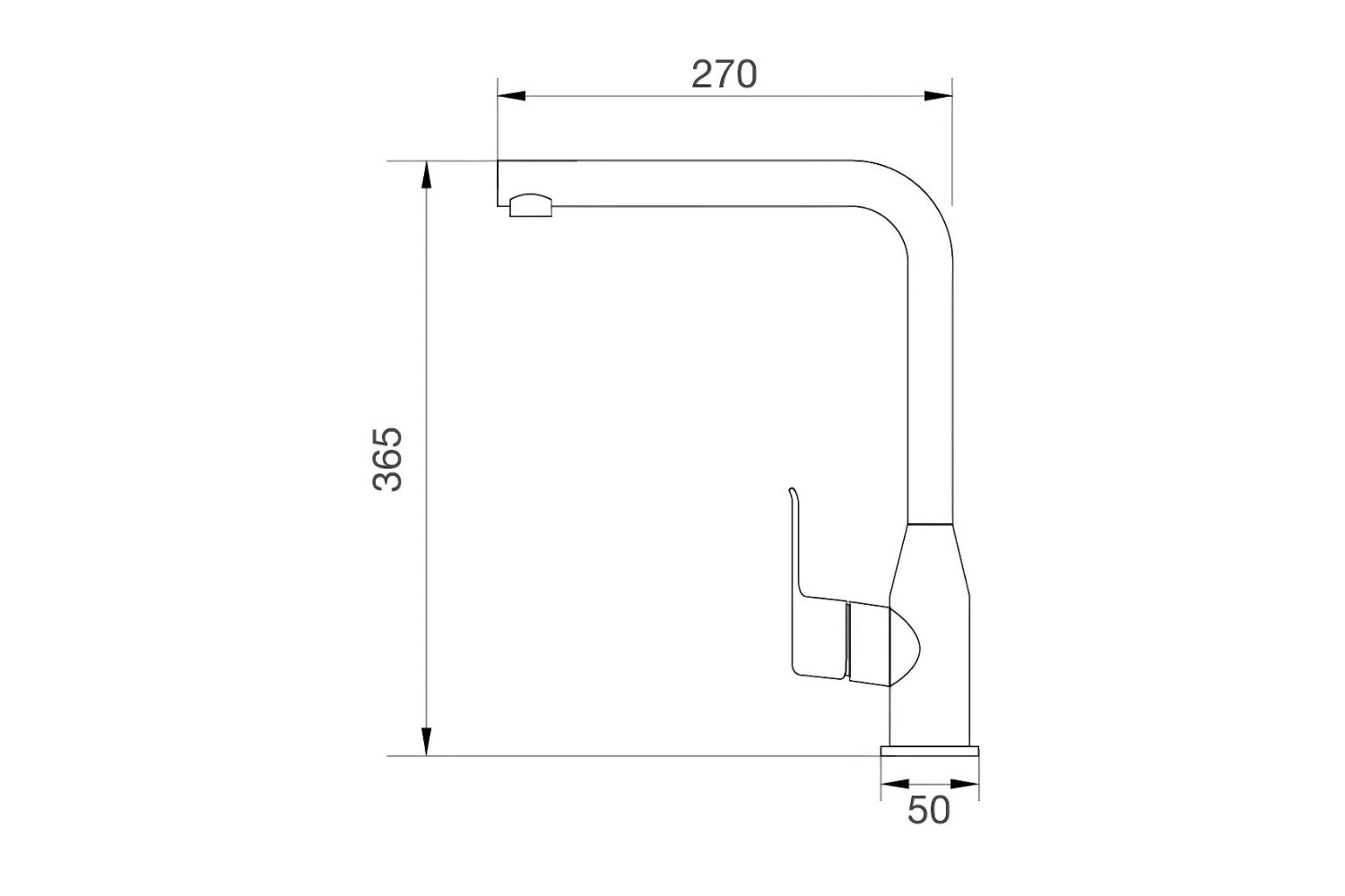 Vòi Rửa Bát Nóng Lạnh Malloca K520S | Inox 304