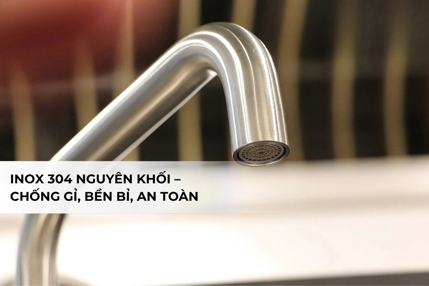 Vòi Rửa Bát Nóng Lạnh Malloca K559-SN | Inox 304