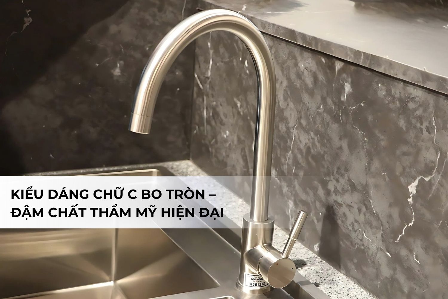 Vòi Rửa Bát Nóng Lạnh Malloca K569-SN | Inox 304 (ECO)