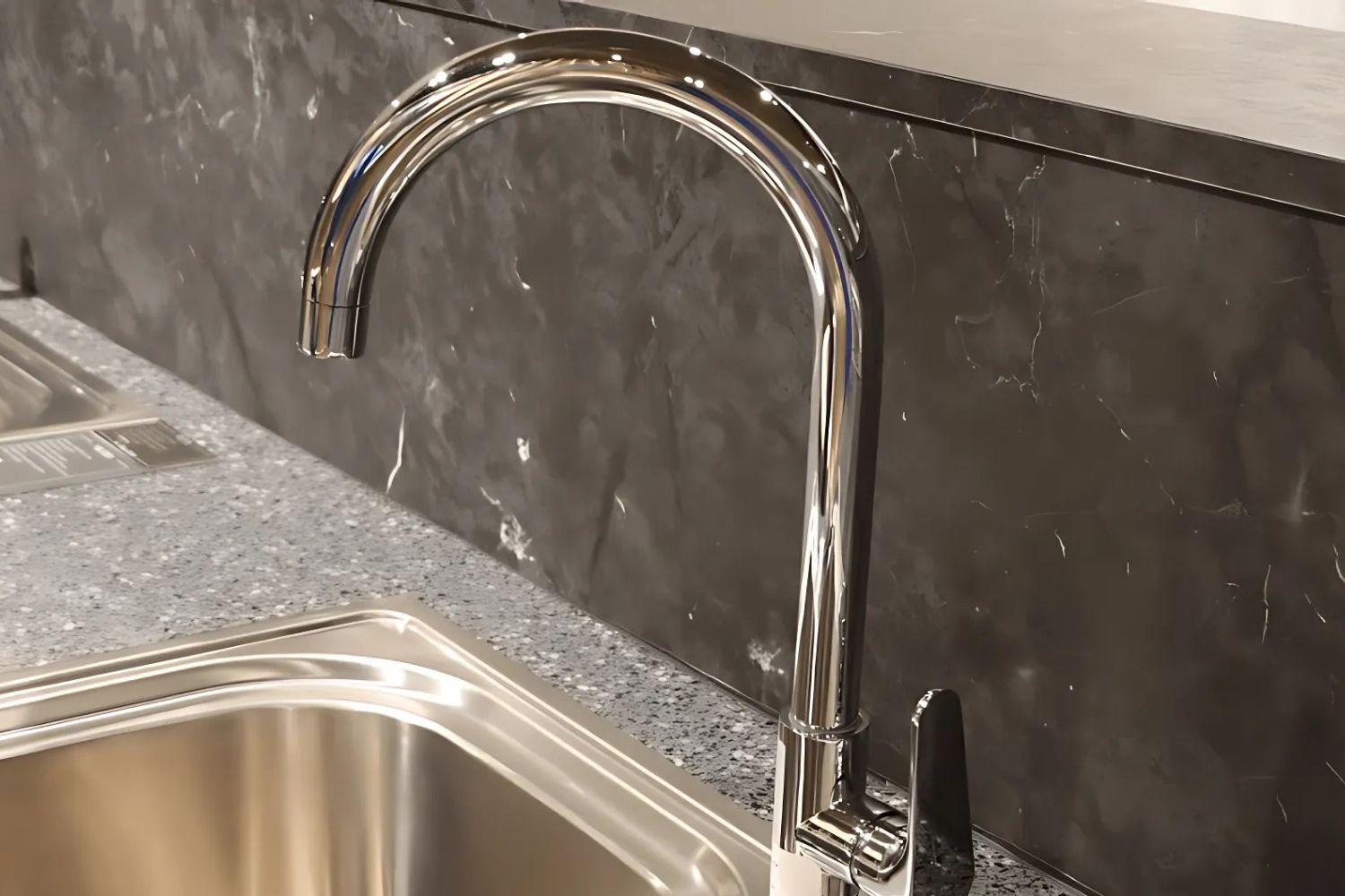 Vòi Rửa Bát 1 Đường Nước Lạnh Malloca K1603CL | Đồng Thau Mạ Chrome