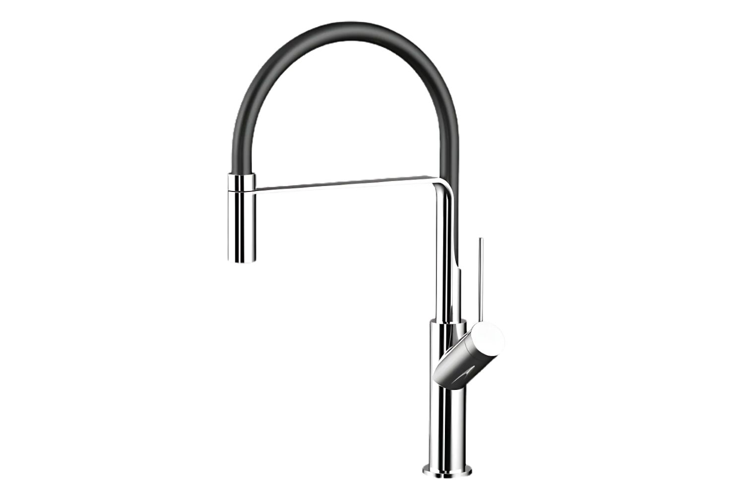 Vòi Rửa Bát Nóng Lạnh Malloca K081C | Đồng Thau Mạ Chrome, Dây Silicone