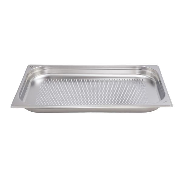 KHAY INOX CÓ LỖ 530X325X40MM (GN 1/1 40MM SS PERFO)