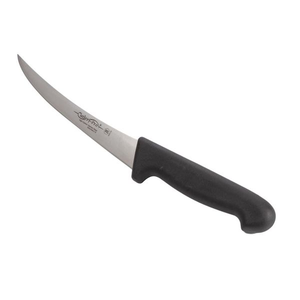 CUTLERY PRO-DAO LỌC XƯƠNG CÁN  ĐEN LƯỠI CONG 150MM (BONING KNIFE)