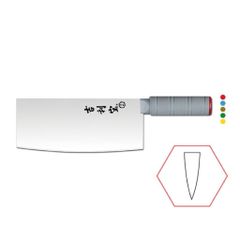 DAO THÁI LÁT VÀ CHẶT CÁN MÀU ĐEN 200X85MM (CHINESE SLICER & CHOPPER)