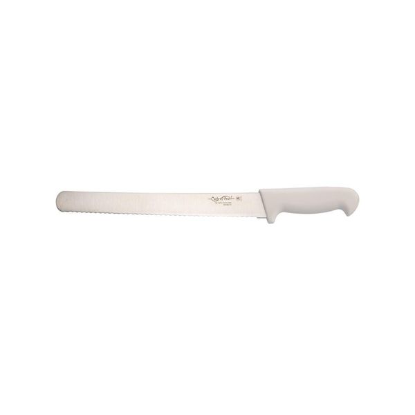 DAO BÁNH MỲ CÁN MÀU TRẮNG 250MM (BREAD KNIFE)