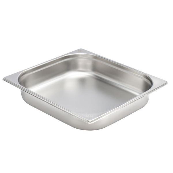 KHAY INOX 353X325X65MM (GN CONTAINER 2/3 65MM SS)