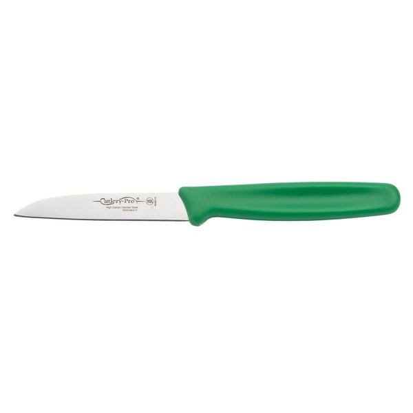 DAO TỈA CÁN MÀU XANH LÁ CÂY 100MM (PARING KNIFE)