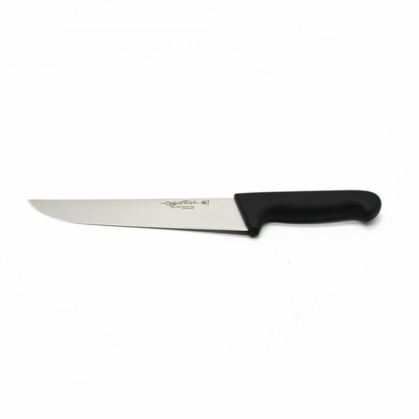 DAO SƠ CHẾ CÁN MÀU ĐEN 200MM (BUTCHER KNIFE)