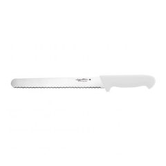 DAO CẮT LÁT CÁN MÀU TRẮNG 250MM (HAM SLICER SERRATED)
