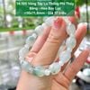 Vòng Tay Lu Thống Phỉ Thúy  Băng - Hoa Bay Lục  ~10x11,8mm 14.105
