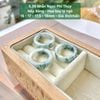Nhẫn Ngọc Phỉ Thuý Nếp Băng - Hoa Bay Lý Ngò ~16-17.5mm 5.39