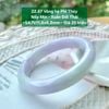 Vòng hẹ Phỉ Thúy  Nếp Mịn - Xuân Đới Thái  ~54,7x11,8x8,8mm 22.87