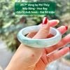 Vòng hẹ Phỉ Thúy Jadeite A - Nếp Băng - Hoa Bay - 58mm - 20.7