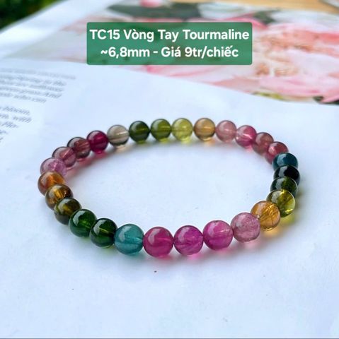 Vòng Tay Tourmaline ~6.8mm - TC15